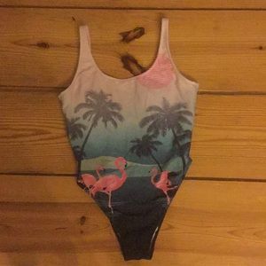 Hollister Flamingo Bathing Suit